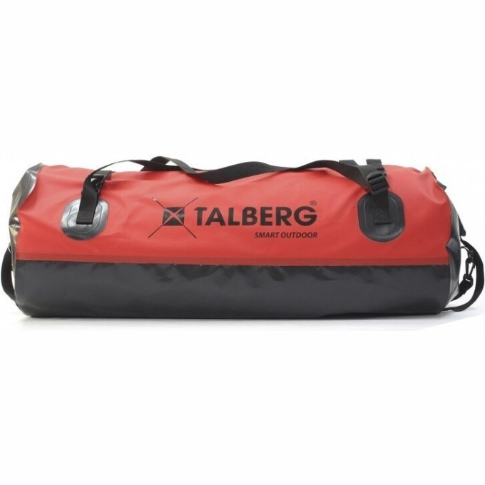 Гермосумка TALBERG TRAVEL DRY BAG 80, черный/красный 4673727793423